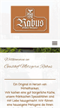 Mobile Screenshot of gasthof-rabus.de